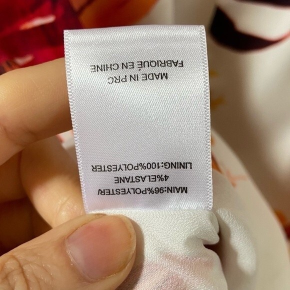 Cameo Empire Tropical Print Strapless Mini Dress M - Picture 13 of 15